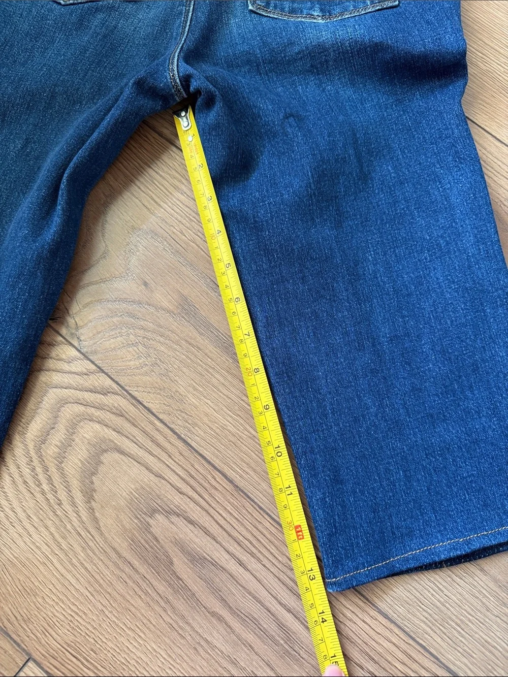Frame Denim Women’s capris Dark blue High waisted - Picture 5 of 7